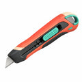 Cutter de Seguridad con Cuchilla Retráctil y Mango Ergonómico Multicolor