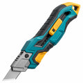 Cuchillo Retráctil de Seguridad Negro, Azul y Amarillo