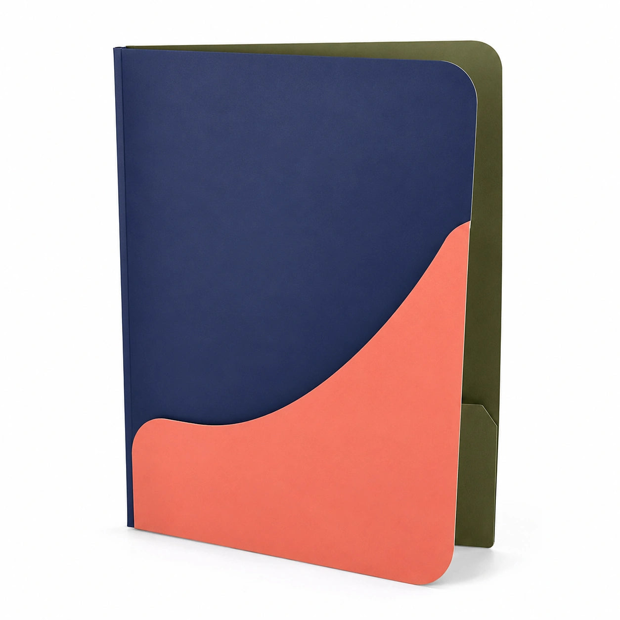 Carpeta Organizadora A4 Multicolor Azul, Rojo y Verde